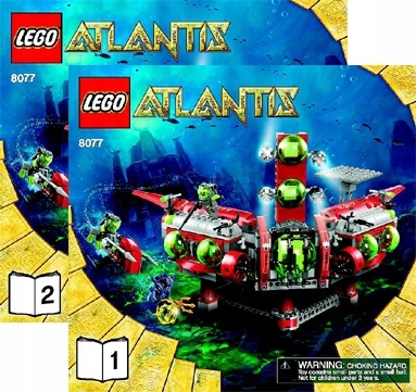 LEGO Atlantis Instrukcja 8077 - 2 cz