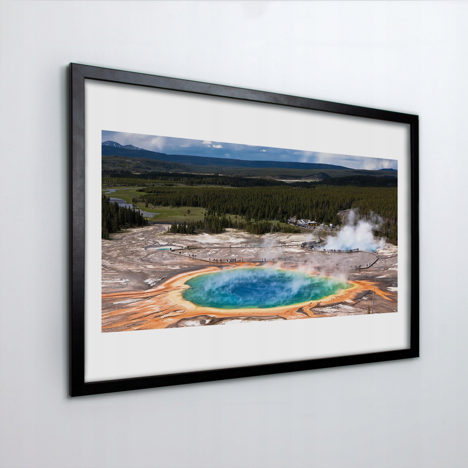 Nástěnný obraz v rámu Gejzír Yellowstone 60x40 cm