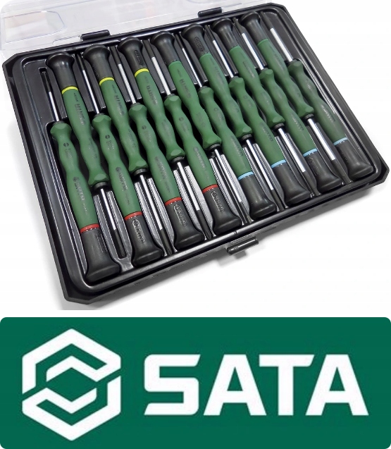 

Sata 09317 wkrętaki precyzyjne 15 szt Ph Torx Hex