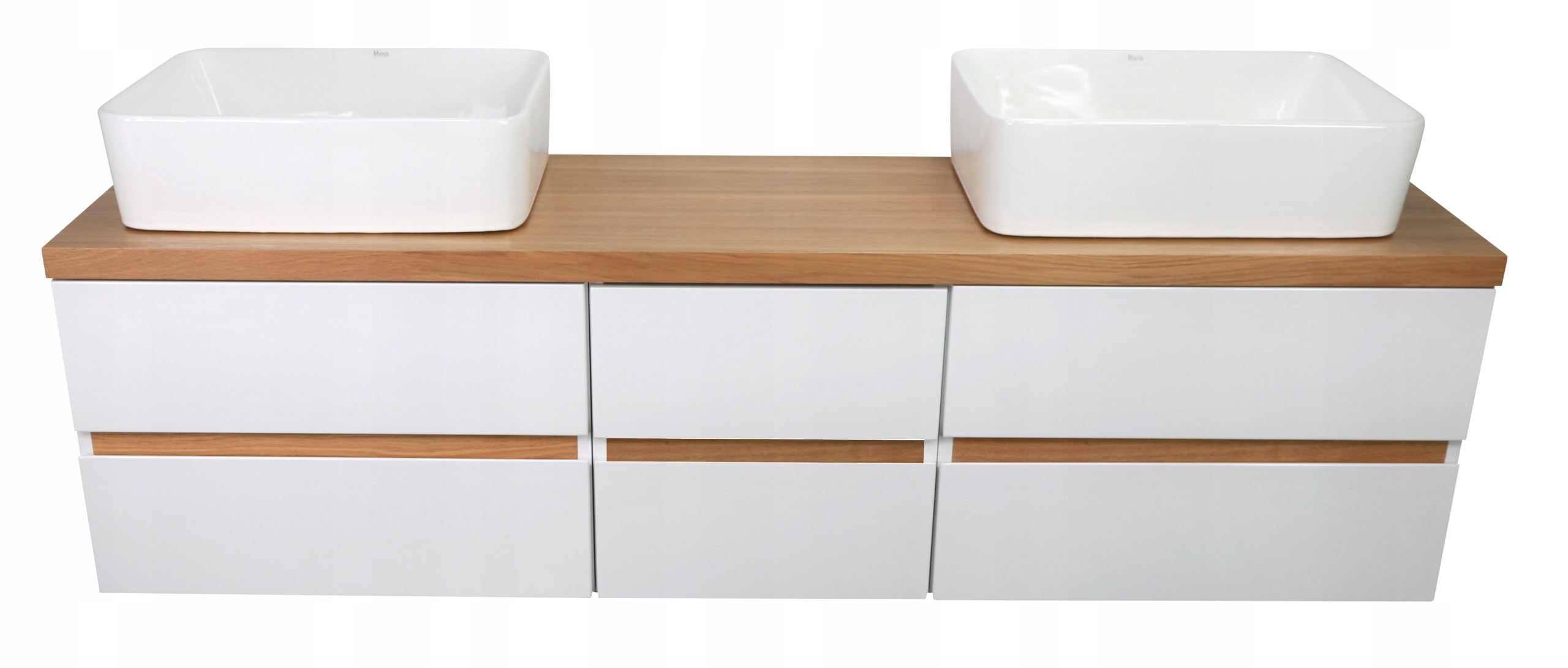 

Zestaw Łazienkowy Z Blatem Dąb! 120CM! Mdf! Lakier