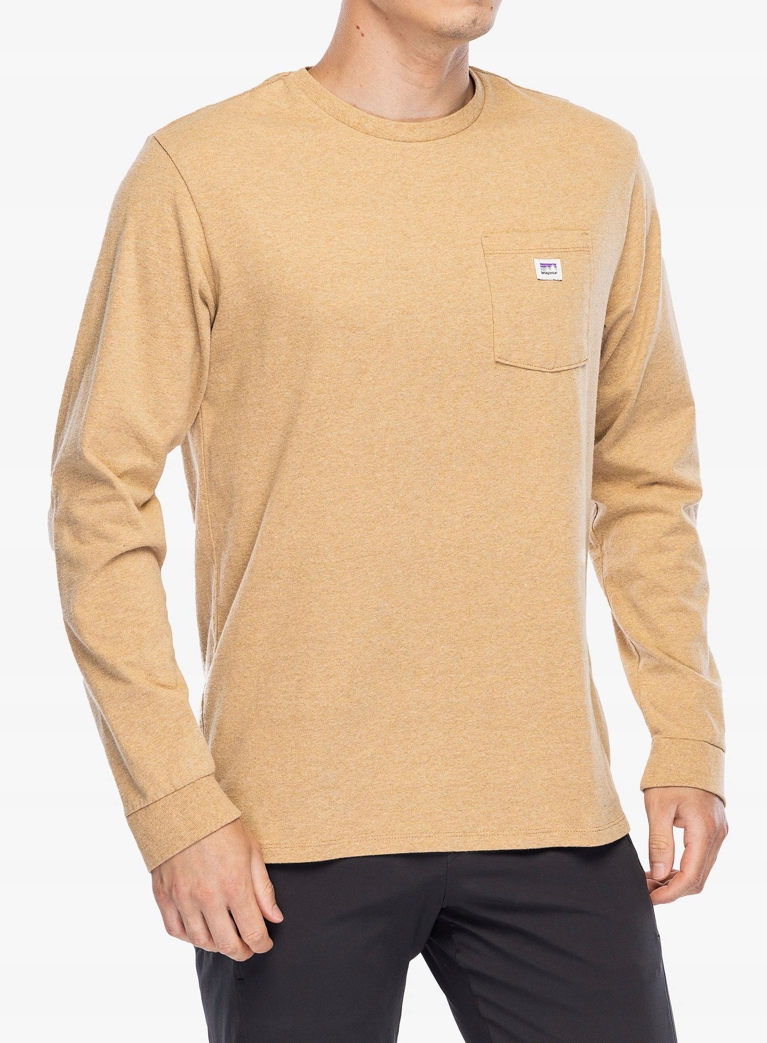 Bluza bez kaptura Patagonia L/s Shop Sticker Pocket Responsibili-Tee