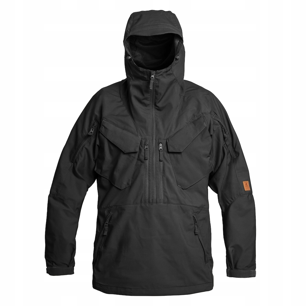 Trekingová bunda klokanka větrovka Helikon-Tex Pilgrim Anorak Black 3XL