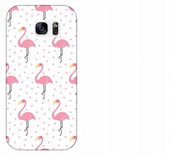 

Etui pokrowiec Samsung Galaxy S7 G930 Flamingi róż