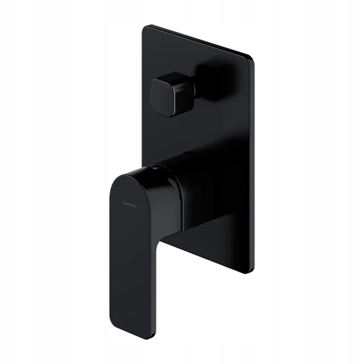 Baretti podomietková sprchová a vaňová batéria, čierna matná