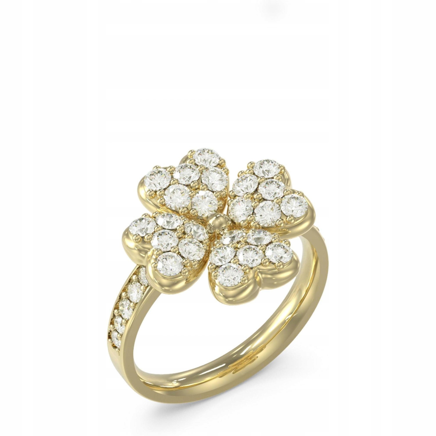 Prstýnek Guess čtyřlístek R-16