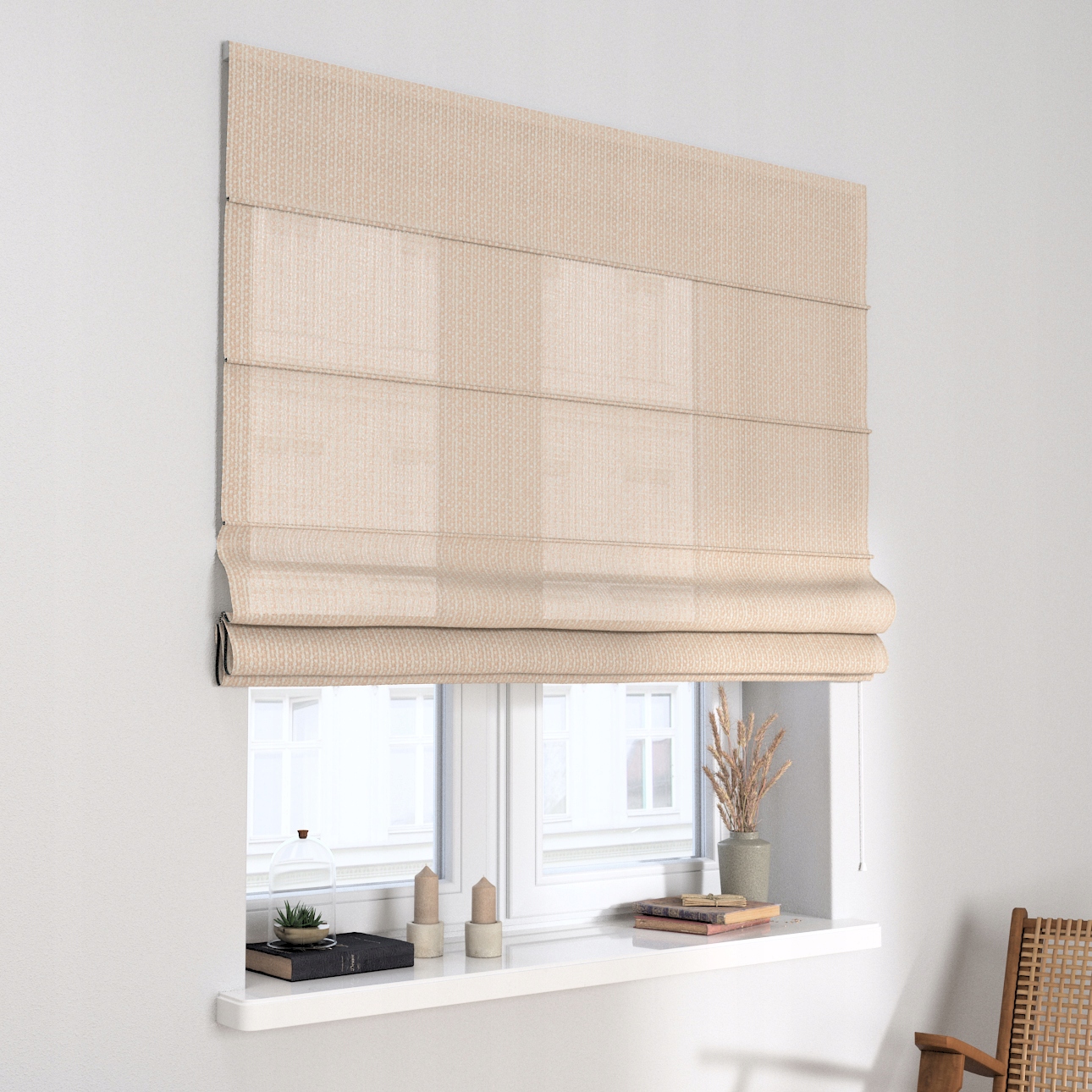 Hotová římská roleta Capri 180x180 cm bílá