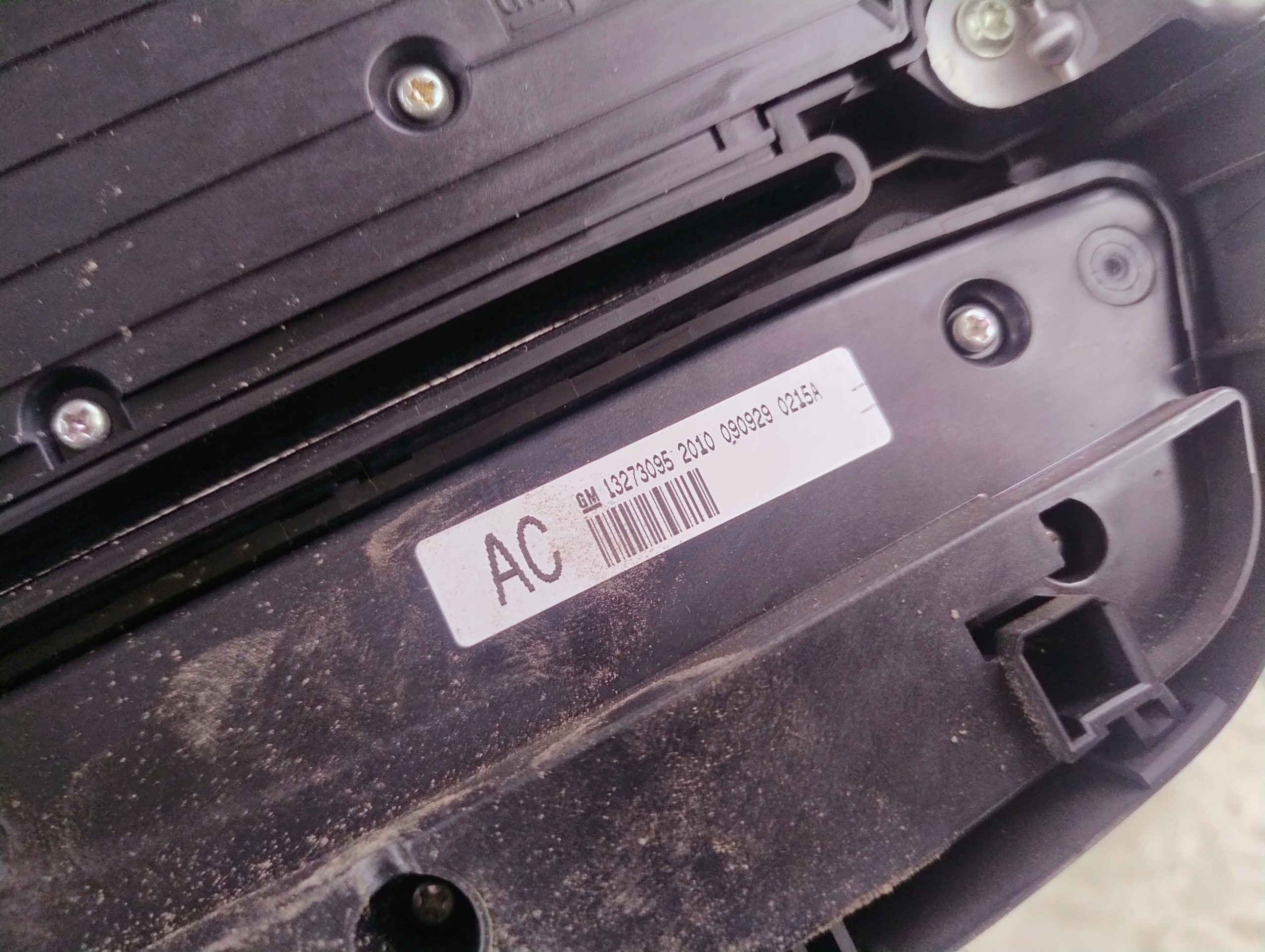 control panel radiem navi Opel 13273095 13273256