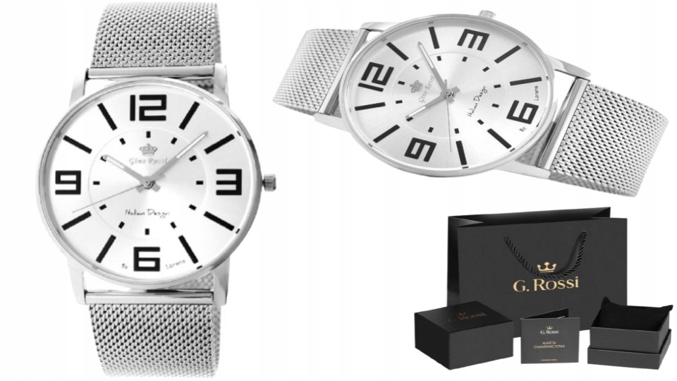 

Zegarek Damski Gino Rossi Duże Cyfry + Pudełko