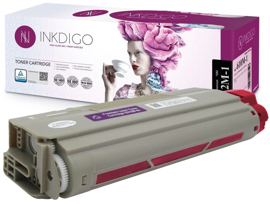 

Toner zamienny do drukarki Oki C612DN C612N Magent