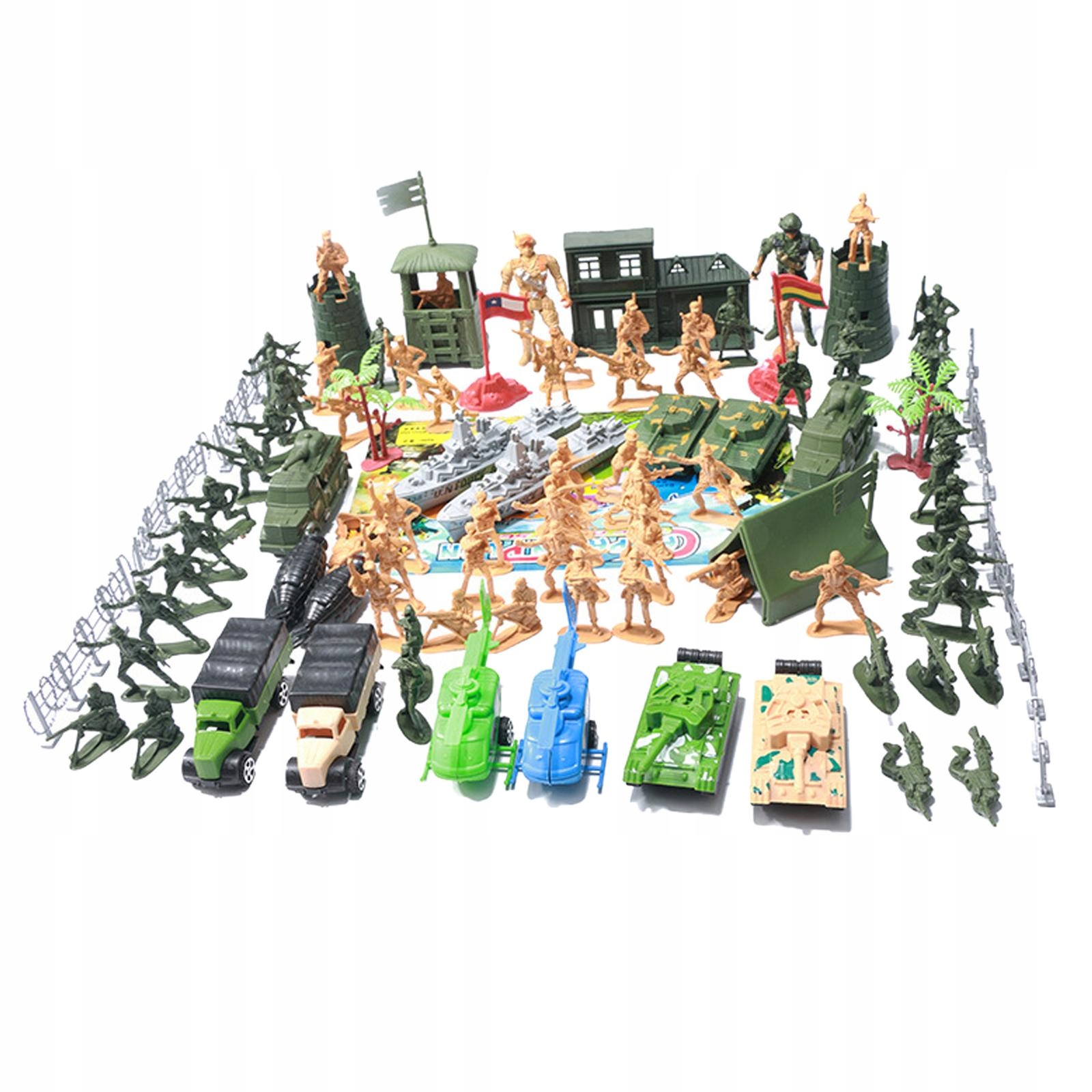 Zestaw pojazdów wojskowych, modele, zestaw Marka bez marki