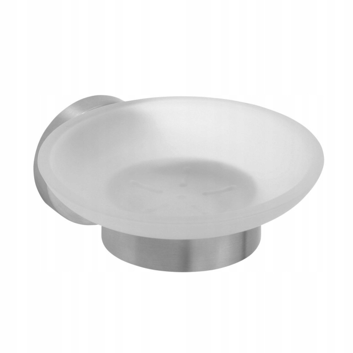 Sapho X-steel skleněná mýdlenka z kartáčované nerezová ocel XS802