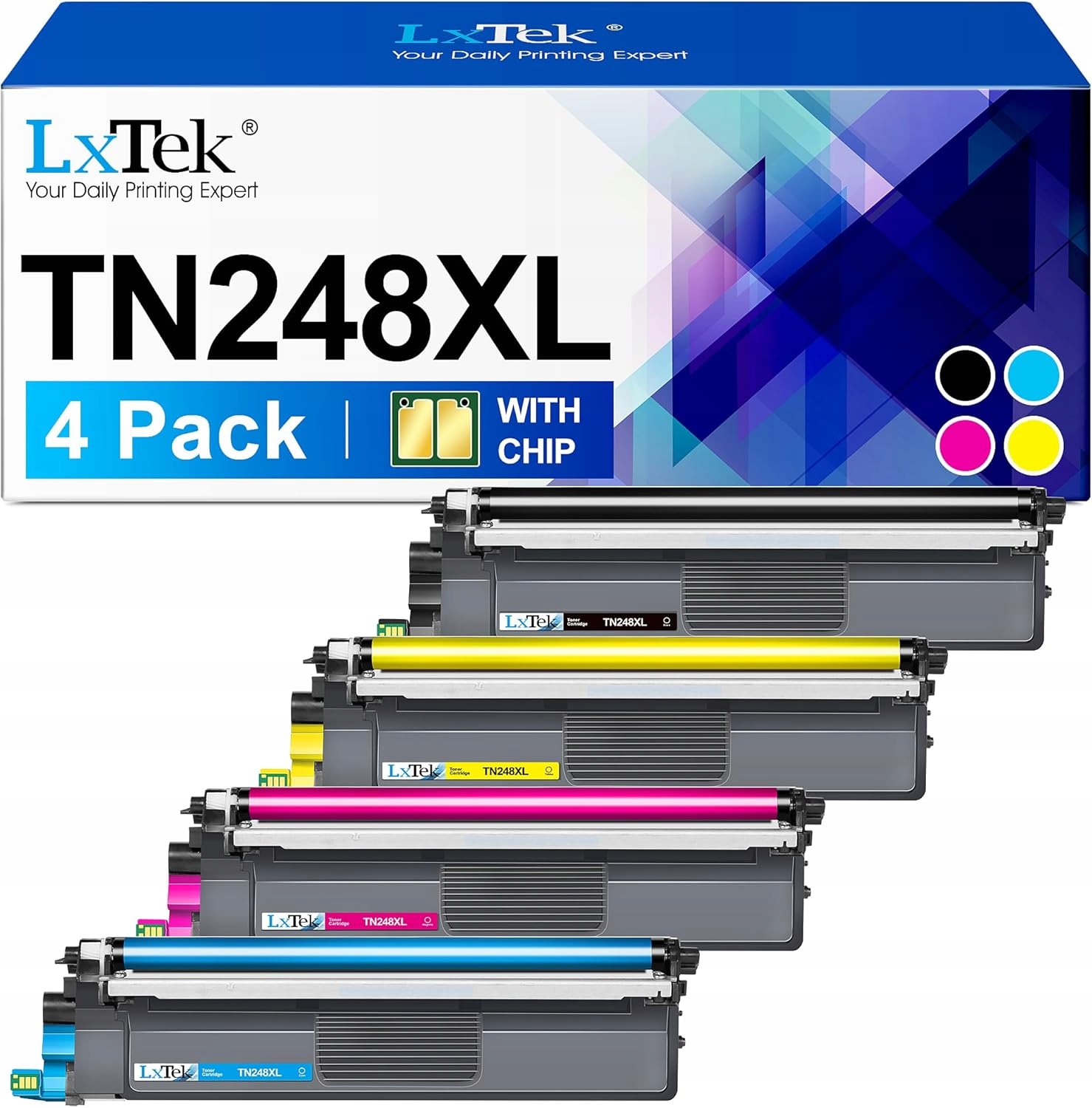 Tonery Lxtek pro Brother sada TN248XL Black/C/M/Y 4-Pack