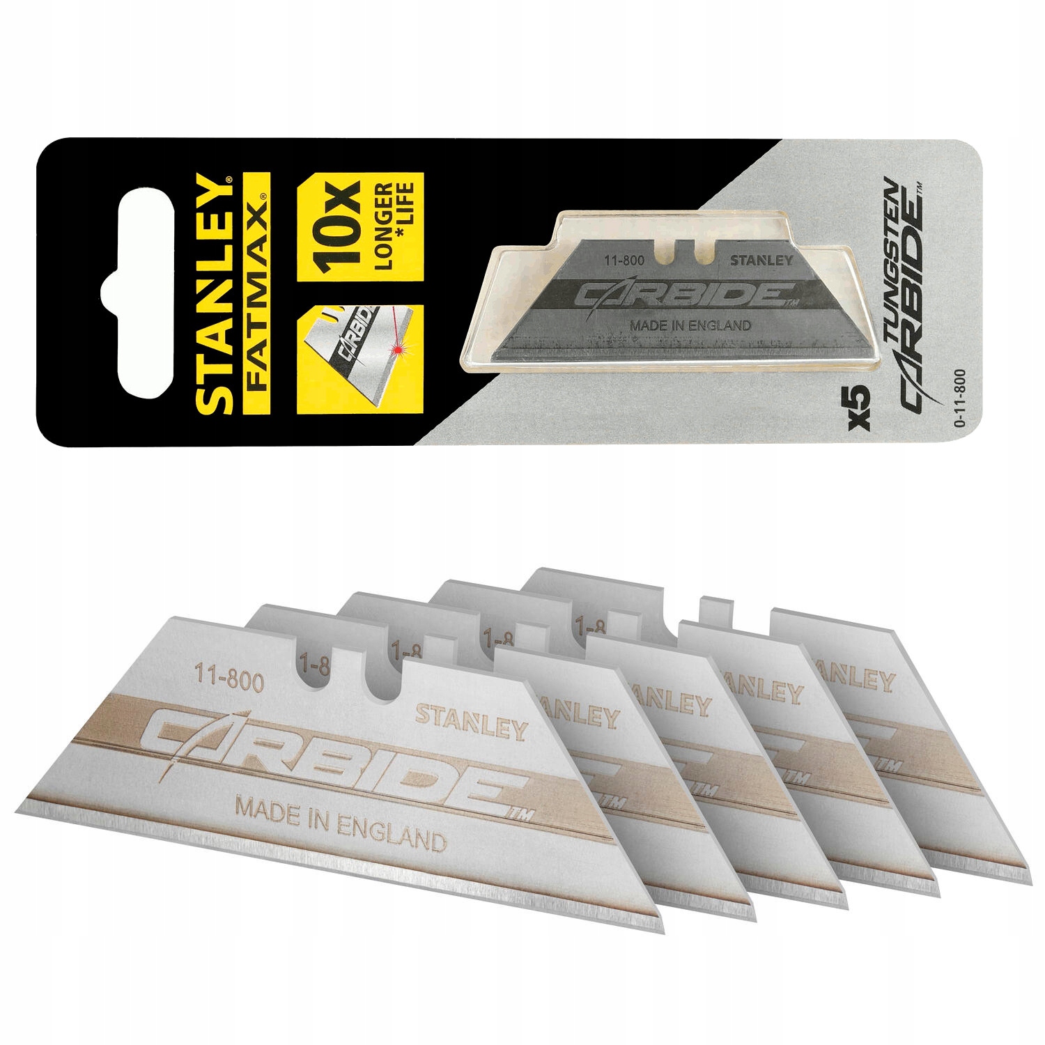 

Stanley 5szt. Ostrza Trapezowe Carbide 0-11-800