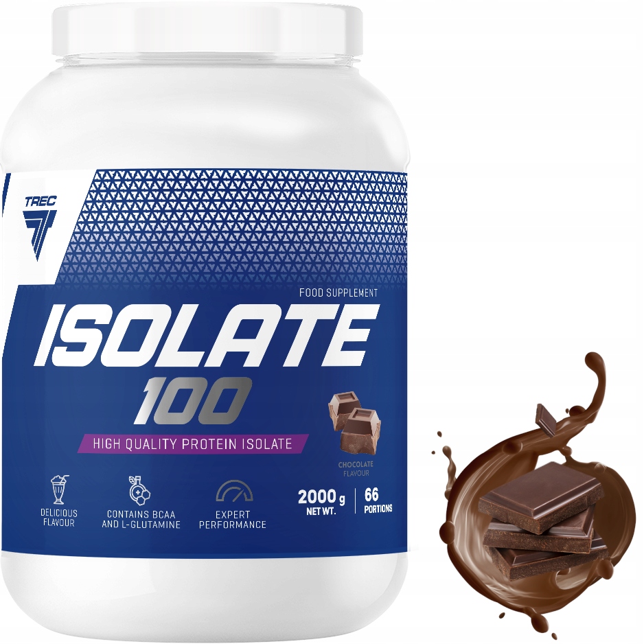 Protein Izolát 2KG Premium Wpi 100% Trec Whey Isolate Iso Protein