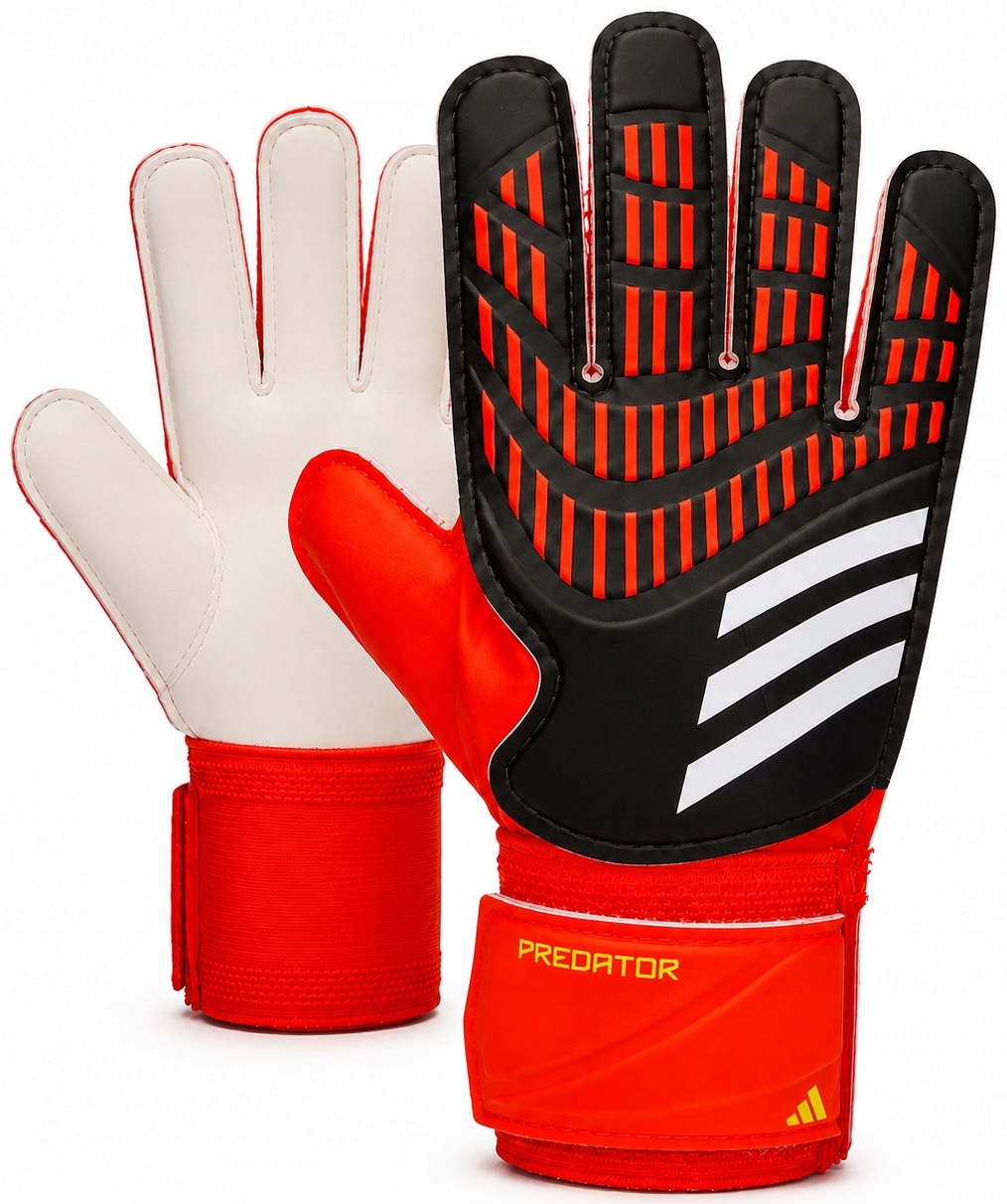 Rękawice bramkarskie piłkarskie dla dzieci Adidas Predator treningowe