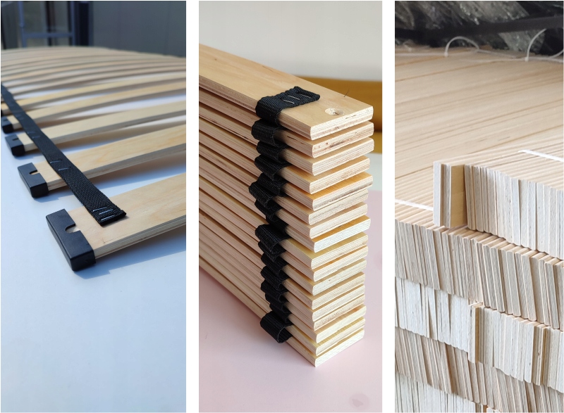 Stelaż 200 x 70, listwy sprężynujące 18 listew. Liczba listew 18