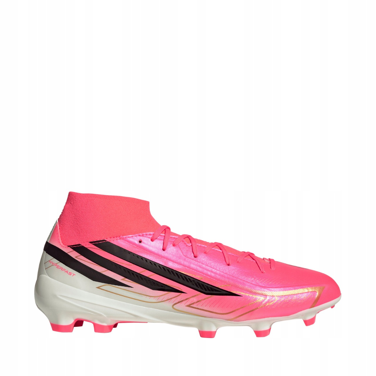 Buty piłkarskie adidas F50 Hyperfast League Mid Fg różowe KJ6714 44 2/3