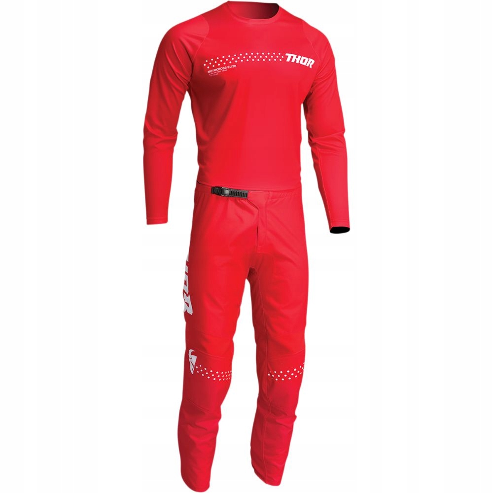 Komplet Oblečenie Na Crossovú Štvorkolku Offroad Atv Thor Sector Minimal Red 38/3XL