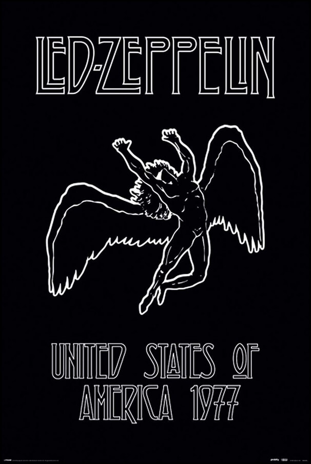 Led Zeppelin United States of America plakat