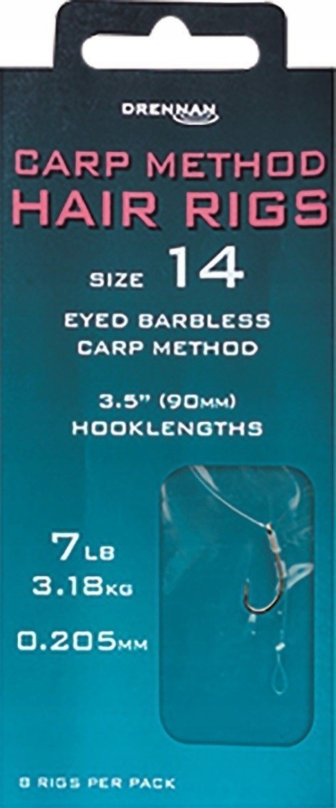Przypony z włosem Drennan Carp Method No.10 69-062-010
