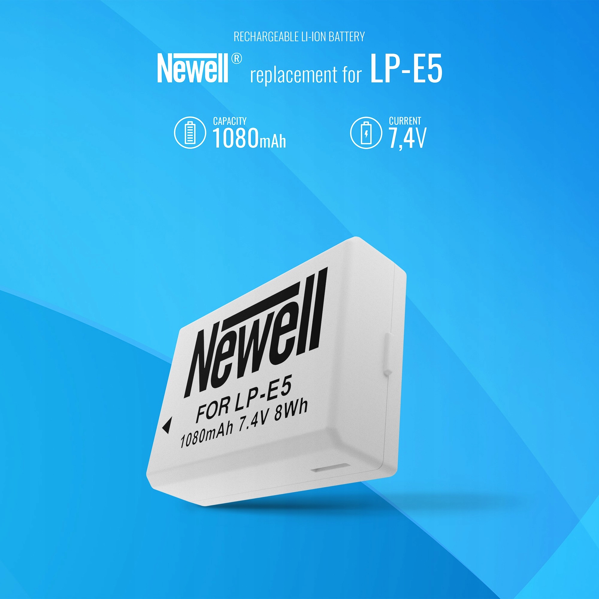 BATERIA AKUMULATOR NEWELL LP-E5 do CANON EOS 1000D 500D 450D T1i XS XSi Marka Newell