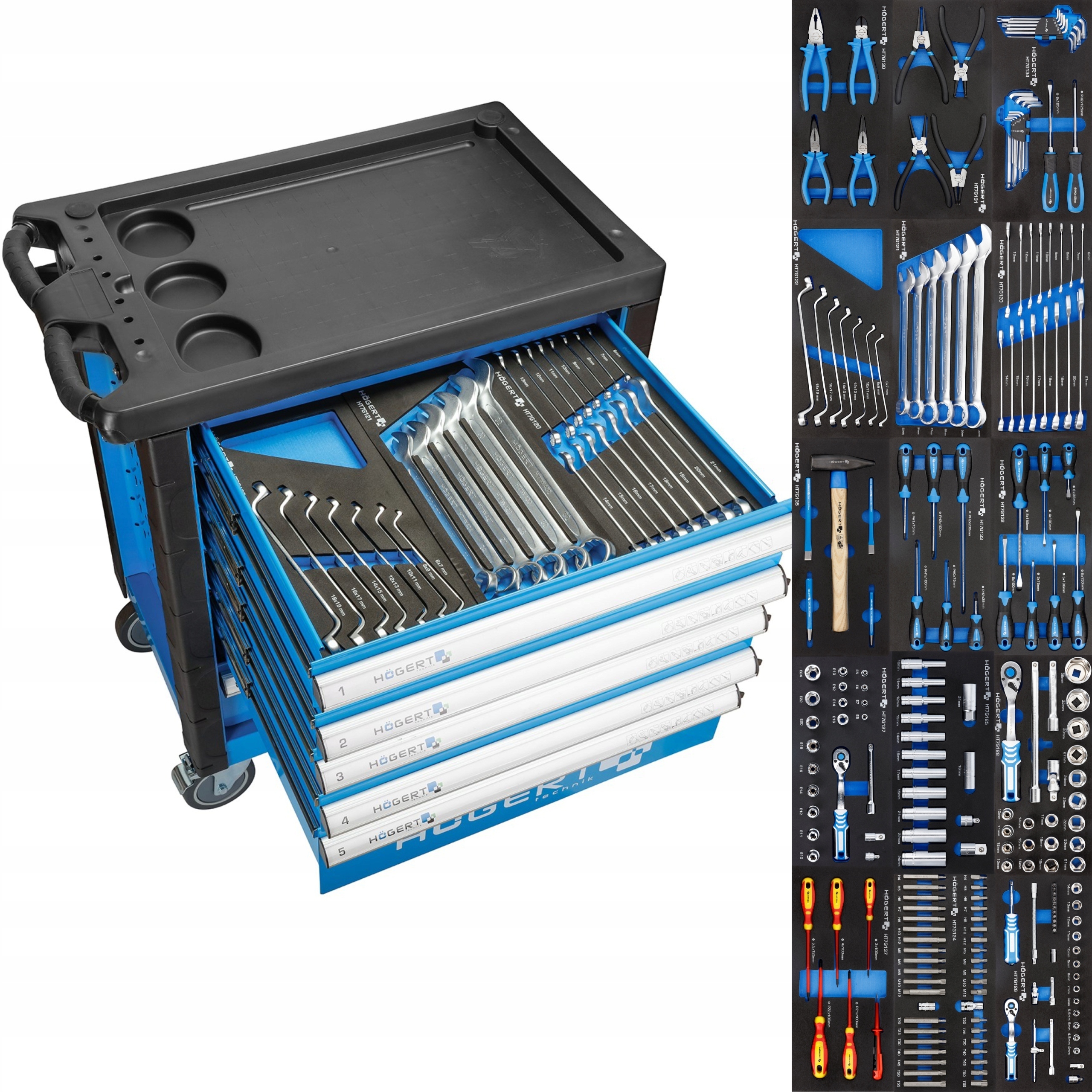 ТЕЛЕЖКА ДЛЯ ИНСТРУМЕНТОВ ШКАФ ДЛЯ ИНСТРУМЕНТОВ HOGERT 214EL.