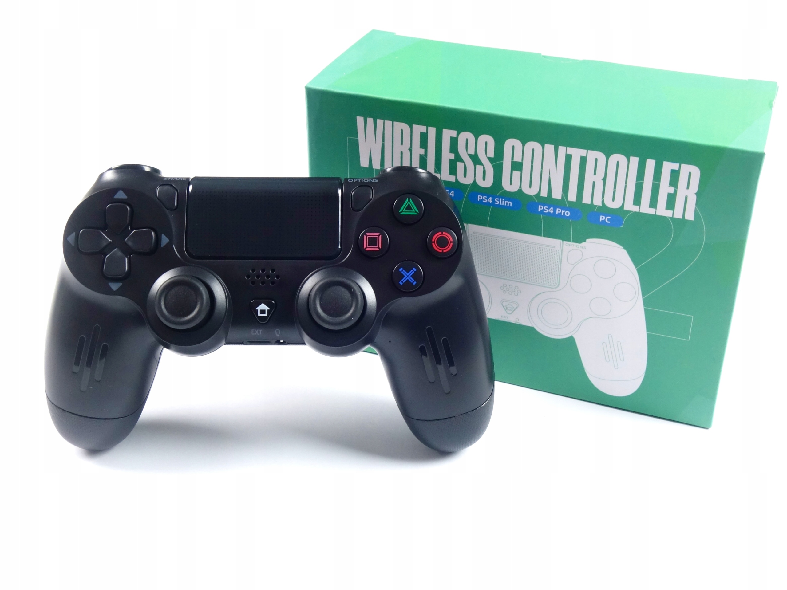 Pad do PS4 Bezprzewodowy Funkcja Wibracji Playstation 4 Slim Pro Czarny