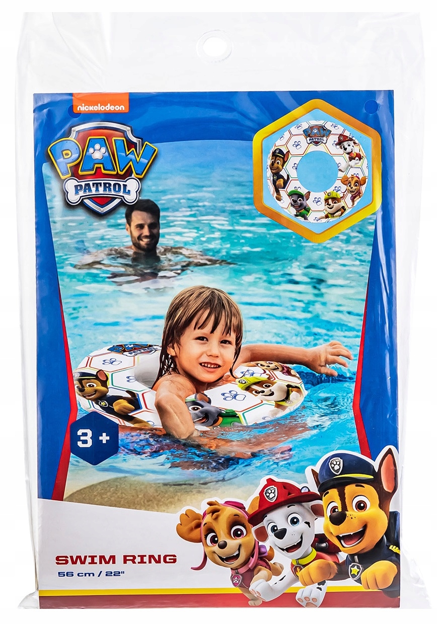 KÓŁKO 56cm DMUCHANE PSI PATROL DO PŁYWANIA KOŁO 8556 Marka Polygroup Limited
