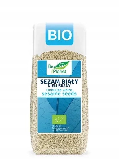 6x Sezam Bílý Neloupaný Bio 200 g Bio Planet