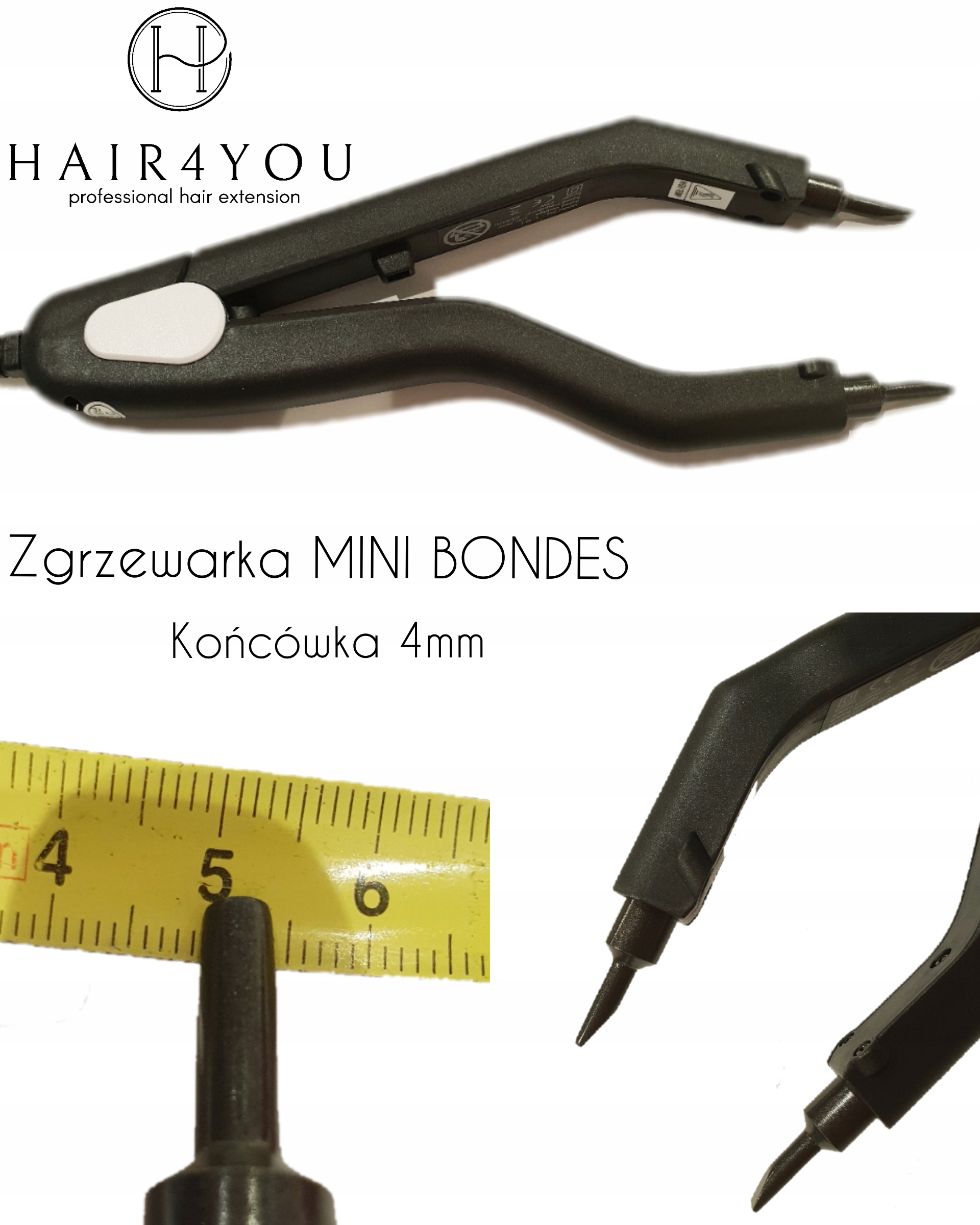 Zgrzewarka Do Przedłużania Włosów MINI BONDES zakładania na keratynę