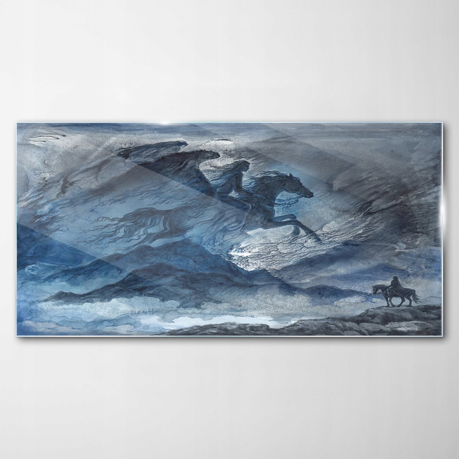 

Hartowany Obraz Szklany Anioł Koń Akwarele 120x60