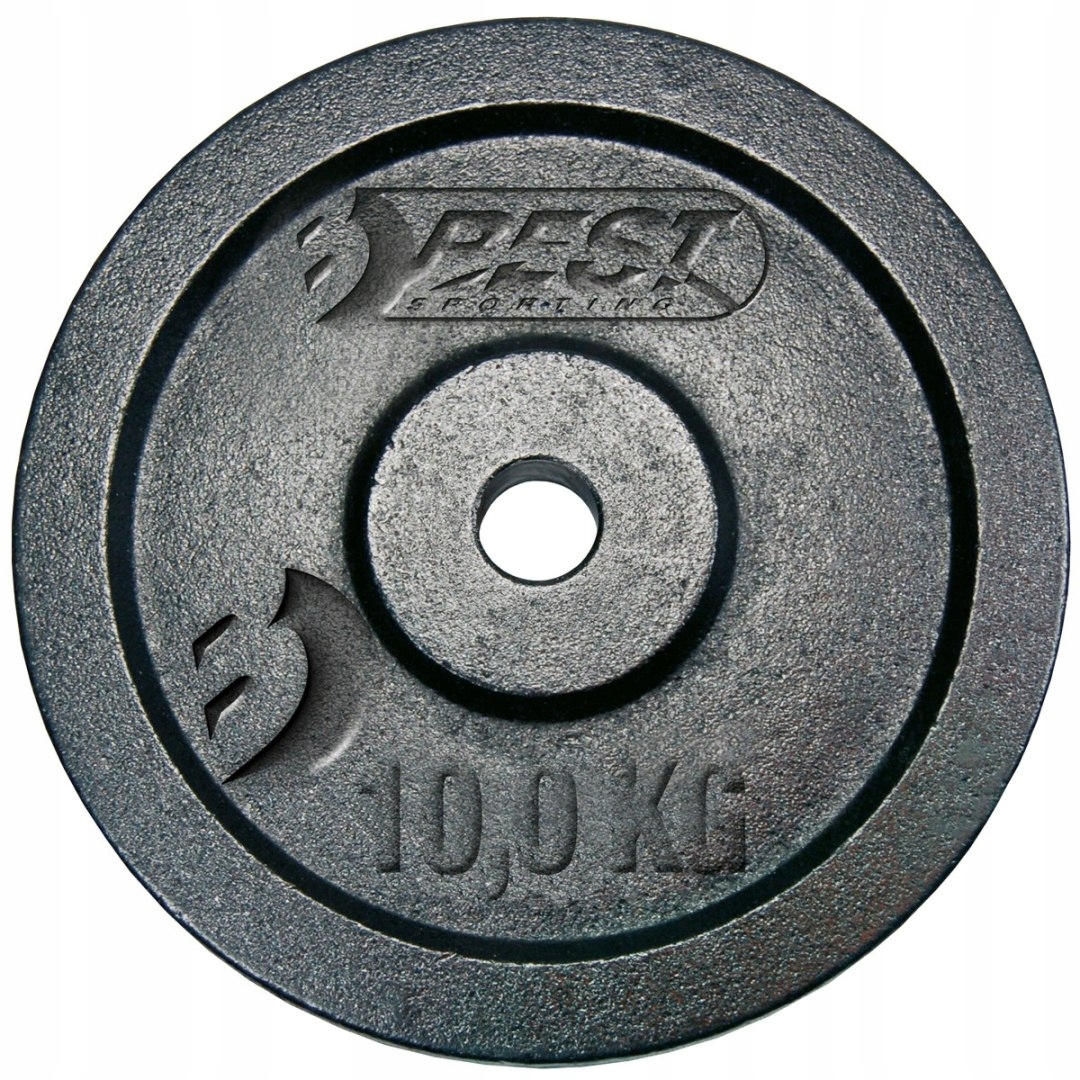 Závaží Z Černé Litiny 10 Kg Best Sporting Fi 30MM