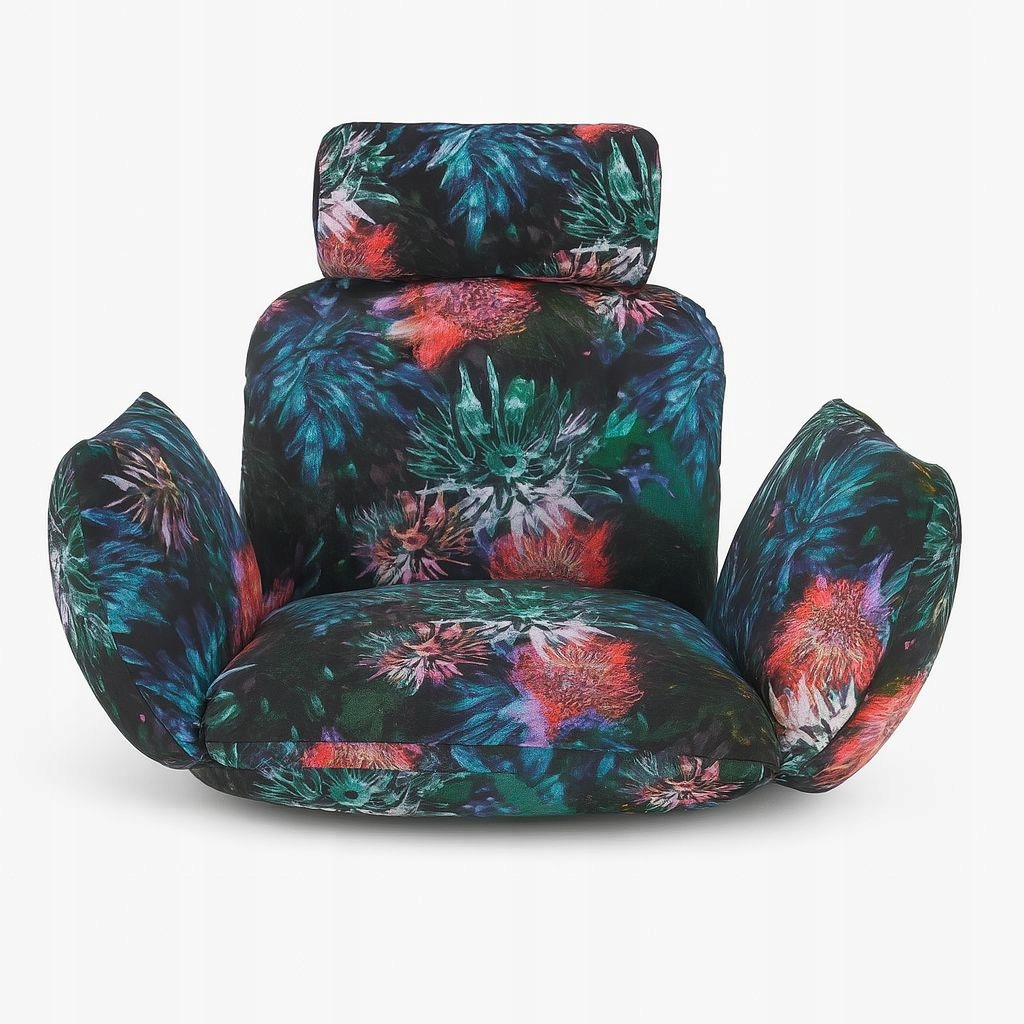 Wodoodporna wielokolorowa poduszka kokon na huśtawkę ogrodową fotel wiszący