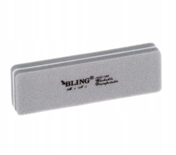 Mini polerka do paznokci 100/180 BLING - płaska sz