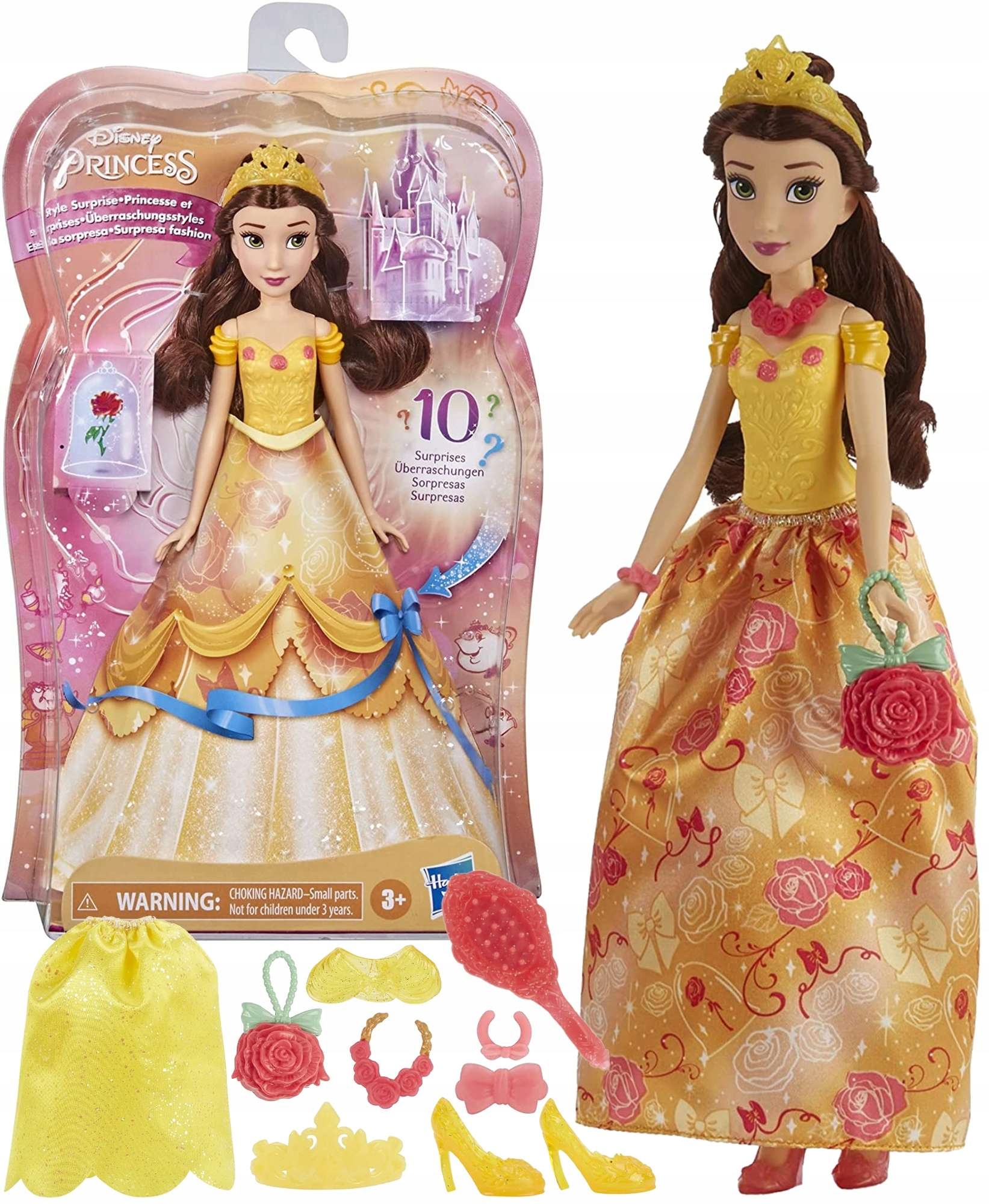 

Księżniczki Disney Lalka Bella Piękna I Bestia+akc