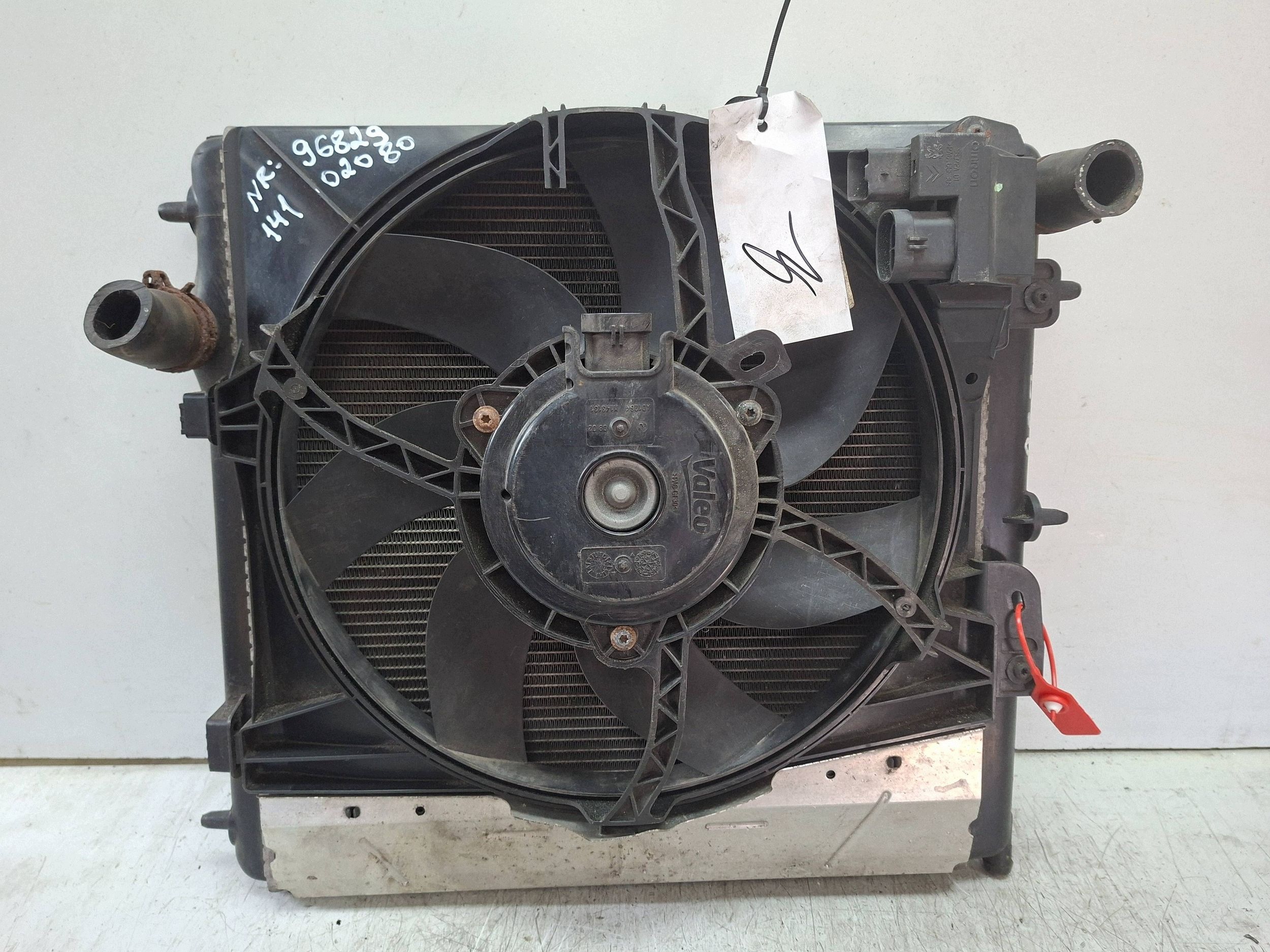 chladič vody ventilátor 9682902080 CITROEN C3 II 1.4 8V 2009