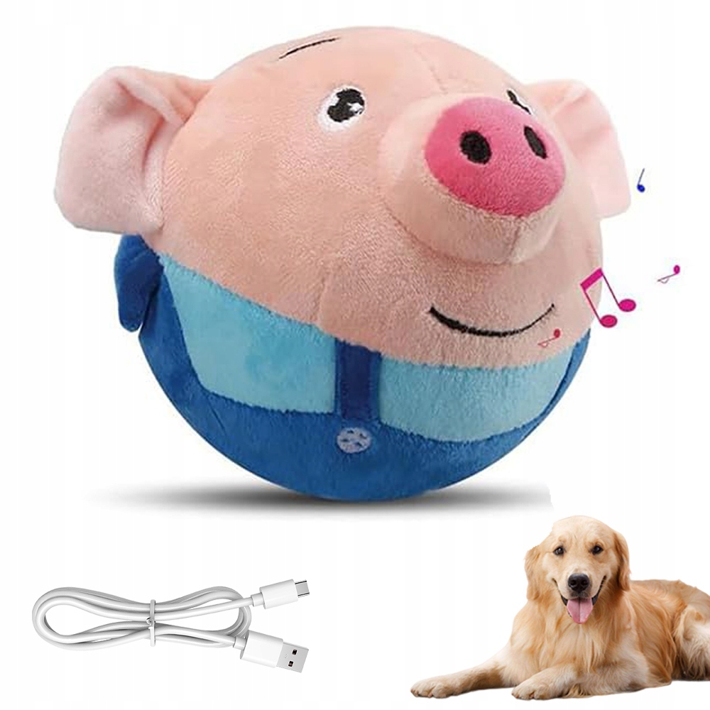 Interaktivní Skákací Hračka Pro Kočky A Psy Elektrická Posuvná Usb