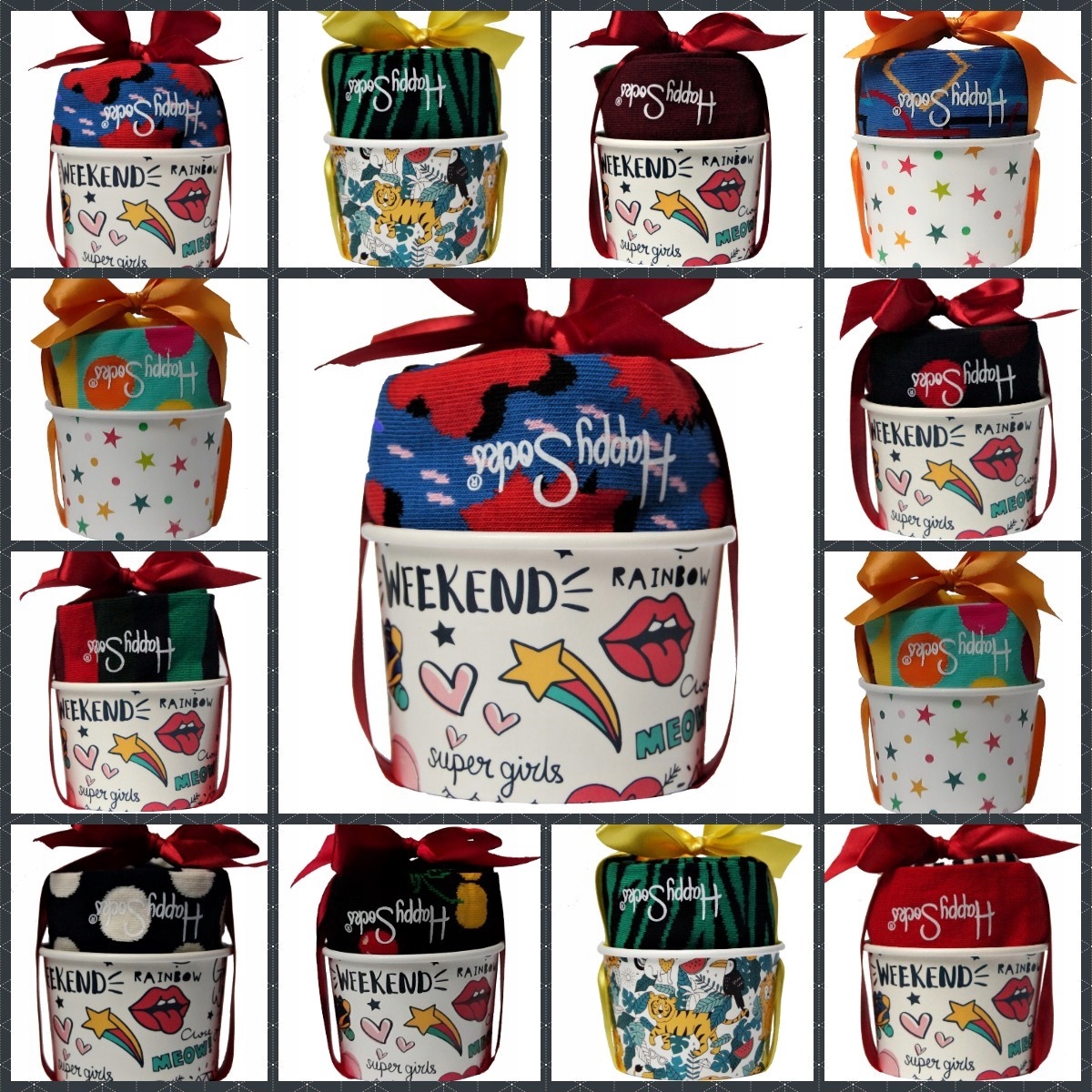 HAPPY SOCKS BOXER BRIEF & SOCK Zestaw męski Skarpety rozm 41-46 Bokserki S Kolor wielokolorowy