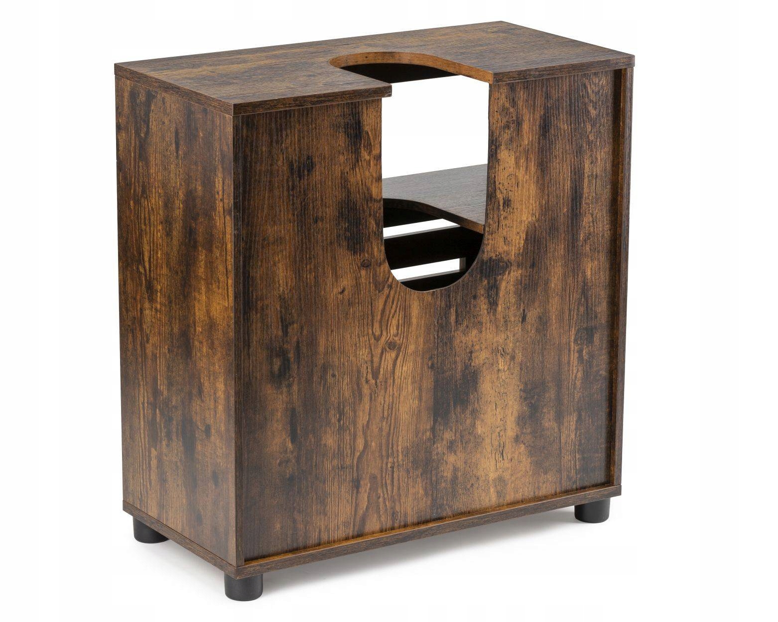 Solidna szafka regał stojący pod umywalkę LOFT Materiał płyta MDF