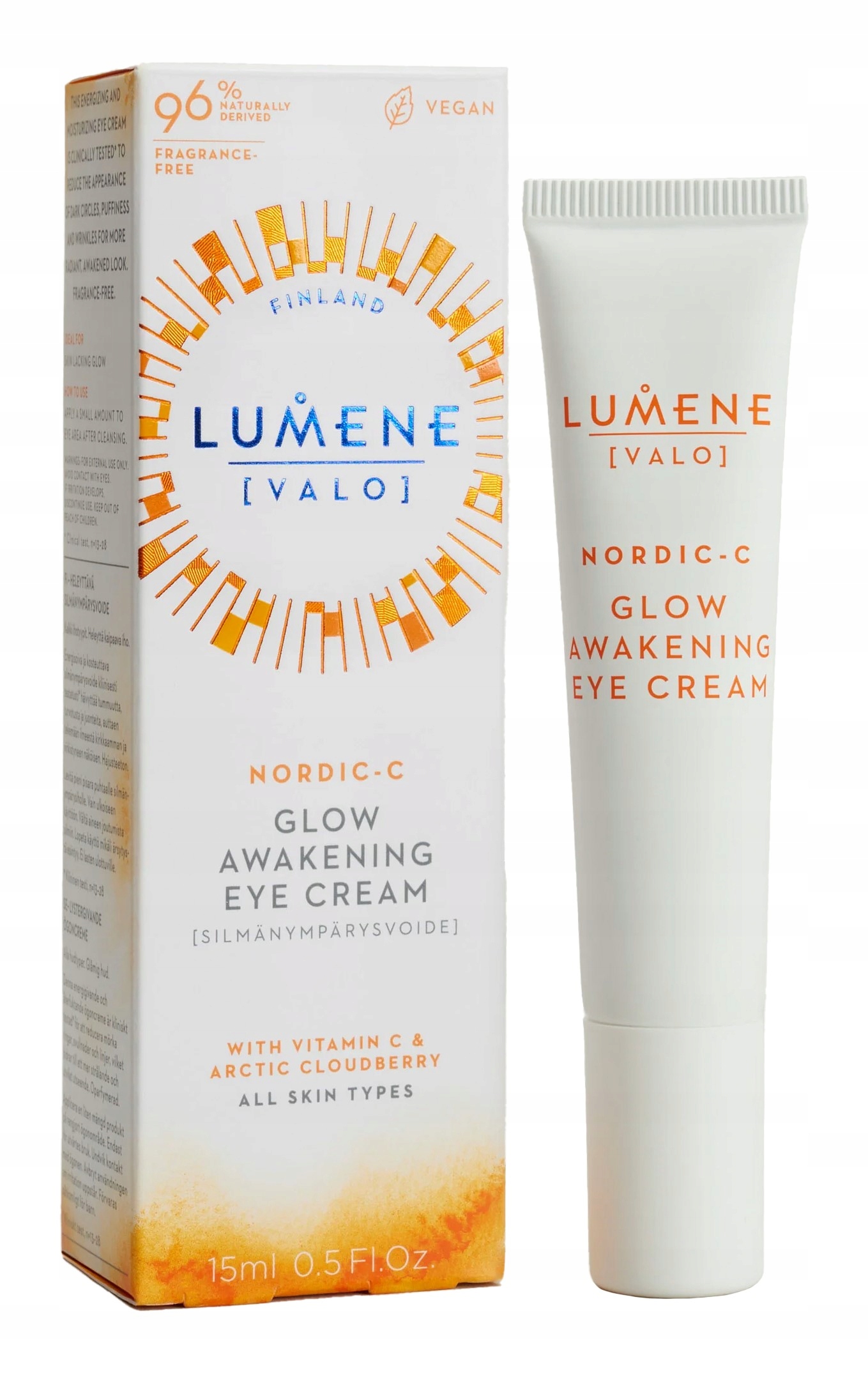 Lumene Valo Nordic-c Rozjasňující krém pod oči 15 ml