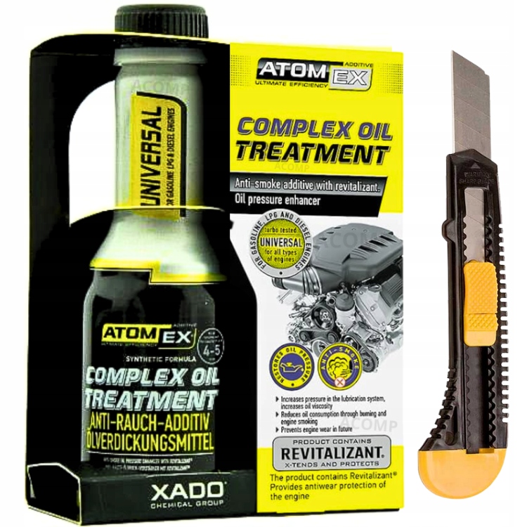 Xado Complex Oil Treatment przeciw dymieniu, paleniu i ubywaniu oleju