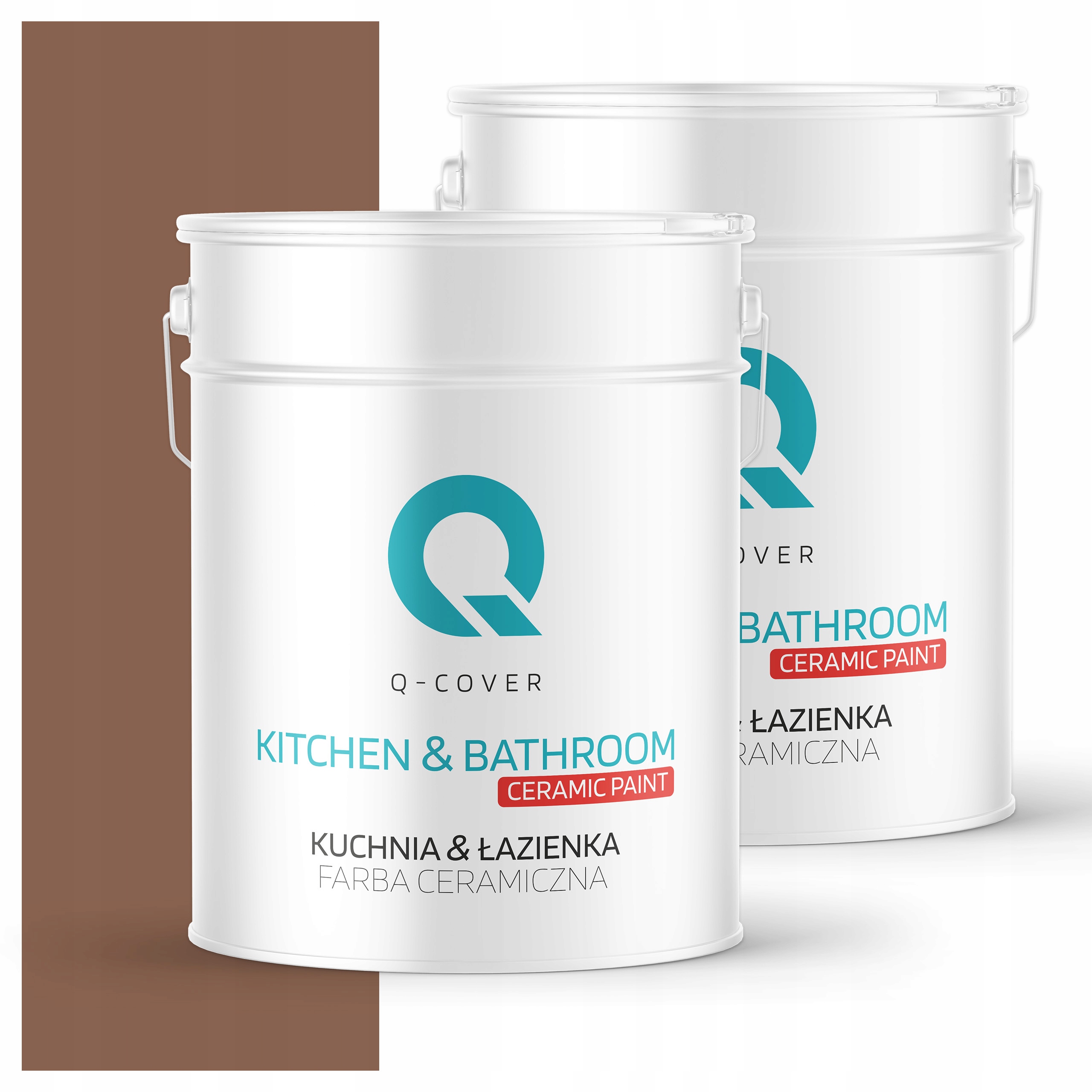 Farba do kuchyne a kúpeľne Umývateľná 10L Hlboká matná Čokoládová farba H4515
