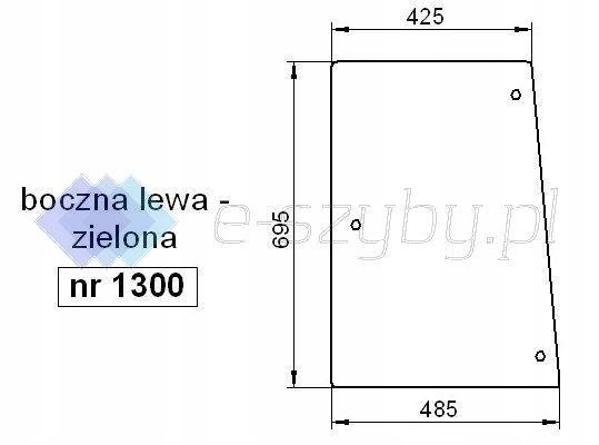 sklo Case MX 100 110 CX 50 60 70 80 boční levé