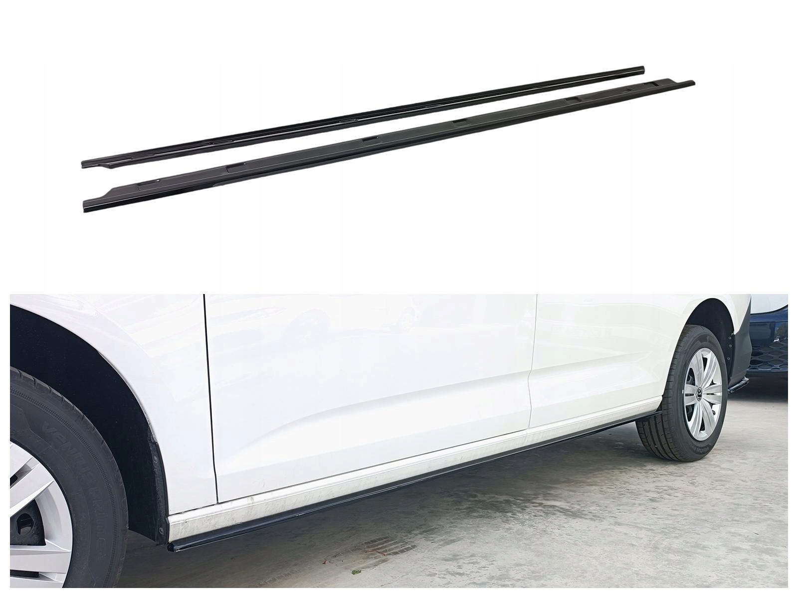 Kryty prahů pro Volkswagen Caddy Sb Sk V 2020- Dlouhé (L2 Maxi)