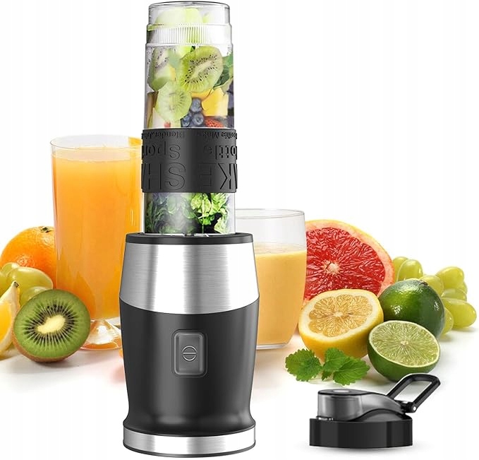 Mikser Do Smoothie Qxmcov Blender Kielichowy 500 W Stojący Przenośny Pro
