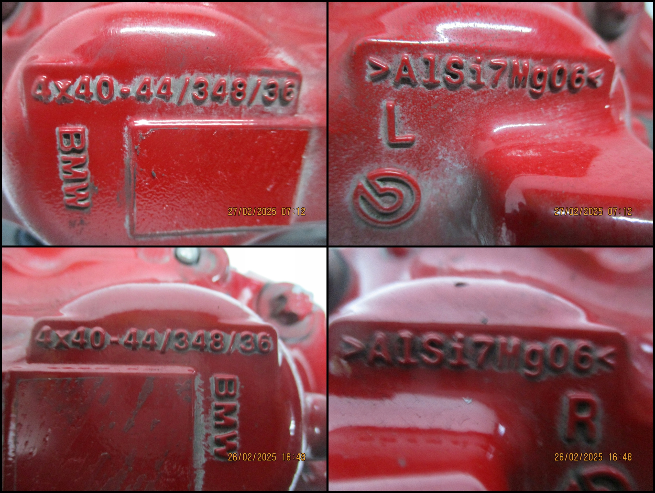 caliper calipers TOYOTA SUPRA 3,0I 23R front front 22G04 22G01