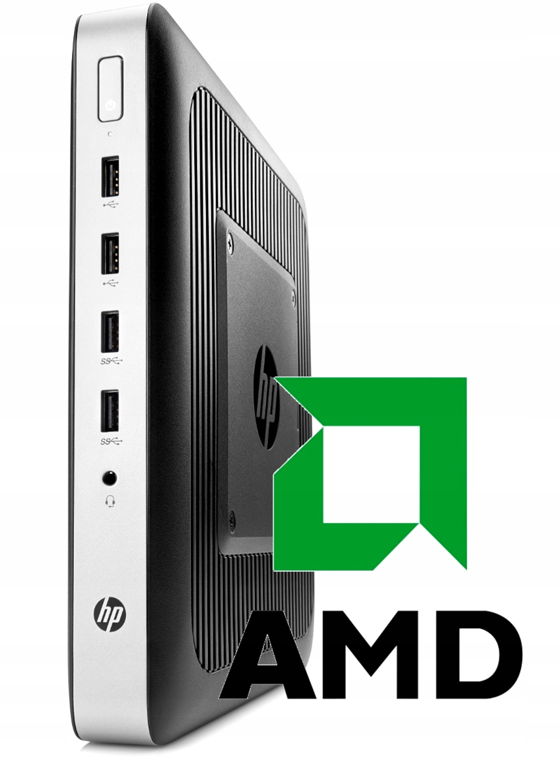 Terminal HP Thin Client T630 DDR4 8GB SSD AMD GX-420GI DP USB RS232 ...