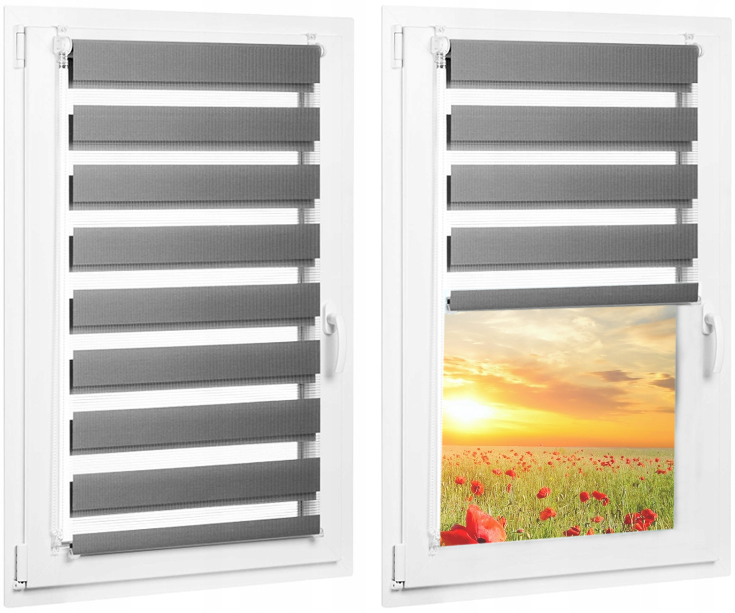 

Rolety Dzień Noc Na Wymiar Z Napinaczem 48x150 cm