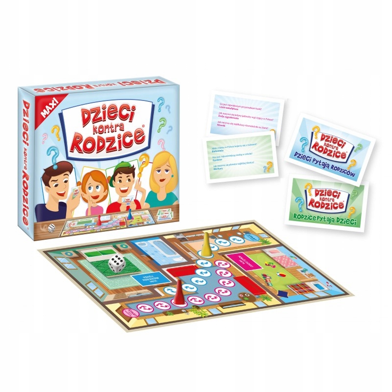Gra PLANSZOWA Kangur Dzieci kontra Rodzice. MAXI