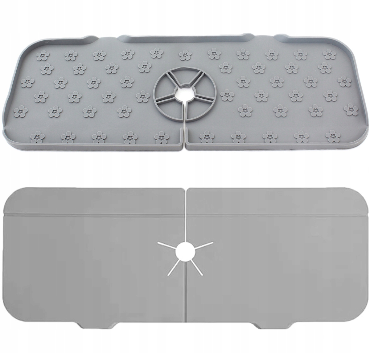 SILIKONOWA MATA NA ZLEW OCIEKACZ KUCHENNY OCHRONNY POD KRAN SZARY DA24 Marka Aptel